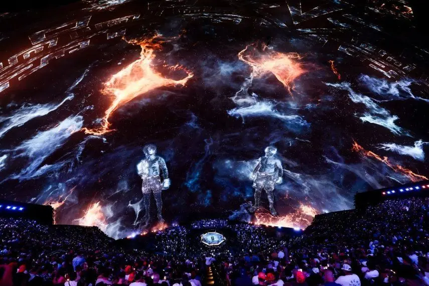 UFC se luce en “The Sphere” en una noche en la que México queda en deuda